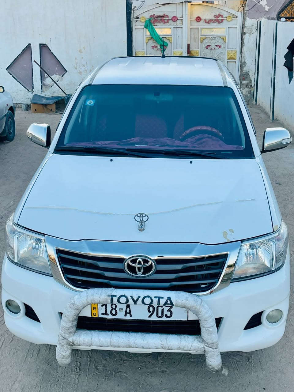 سلام عليكم هيلوكس 2013 سياره جديده جاهزه محرك كير شرط سونار مرفق بل منشور رقم نكليزي تحويل مباشر شاصي 12 مكاني كربلا طريق نجف سعر 168 مجال قليل قليل ***********
