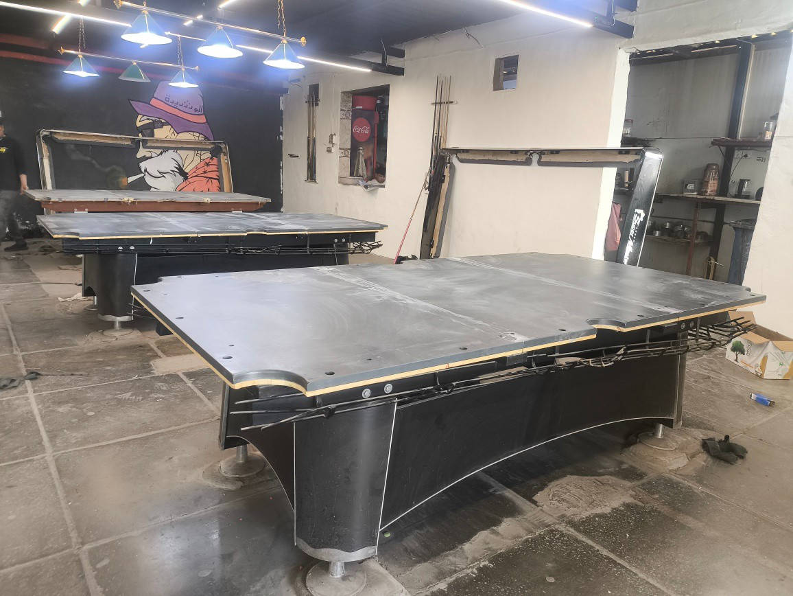 تم انجاز عمل اليوم وبشرط الضمان مع كادر مختص ستفسارمراسلة الصفحا او ***********  واتساب عنوان بغداد حافض القاضي ملاحضة يوجد طاولات بليارد مستعمل و الجديد وجميع مستلزمات البليارد وملحقاتة🇮🇶🇮🎱
