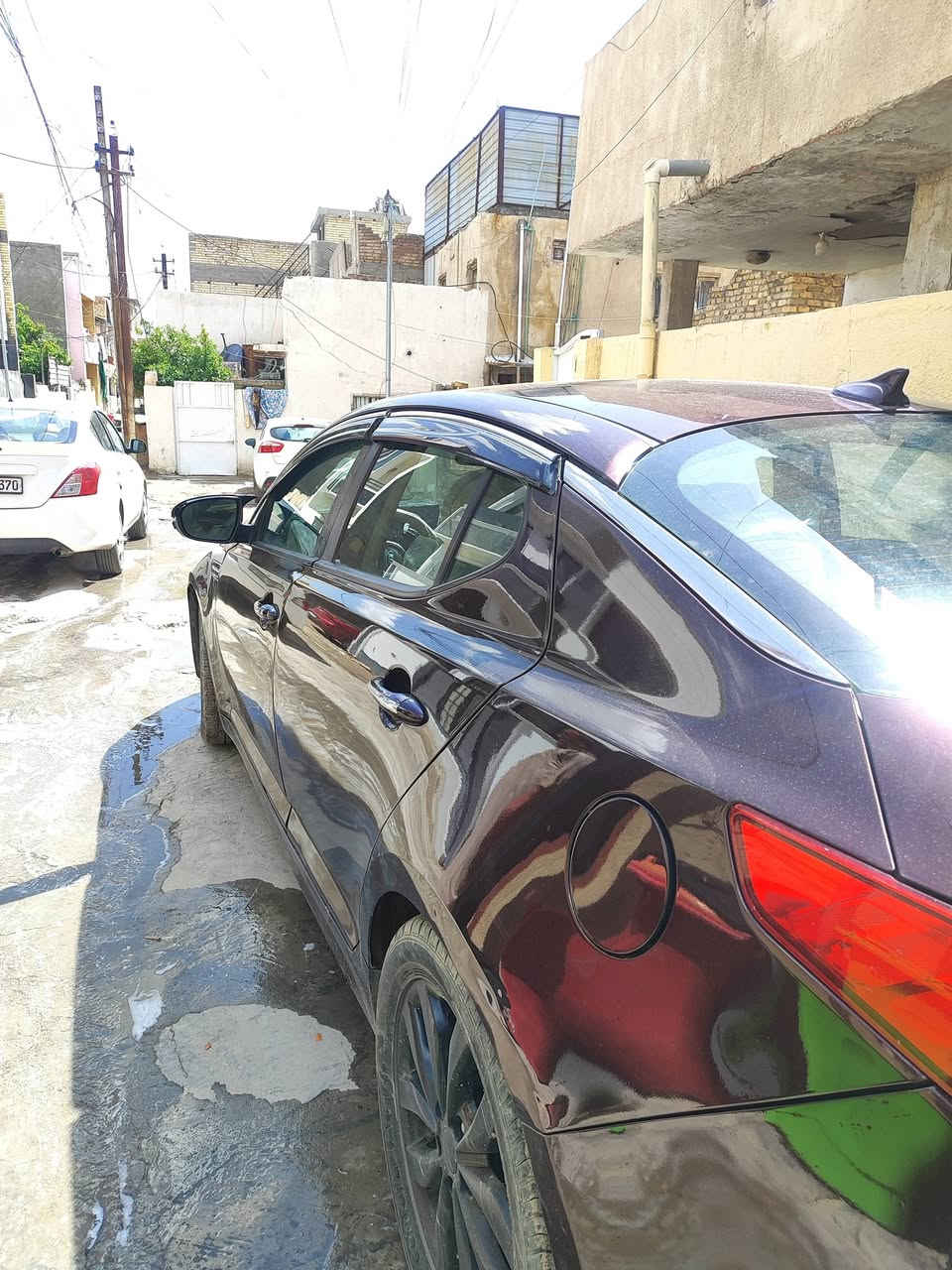 للبيع او مراوس بعاليه اوبتما ٢٠١٥ وارد امريكي حادثها من امريكا باب سايق وهنا حترك المحرك ونصبغ داخل الحوض مال محرك والبجم السياره مصبوغه قطع اني ابيع حزام  السياره معمره تعمير كامل جديد واصلي المحرك ٢٤٠٠  مفتوح ومعلى كازكيت يعني تسحك بانزين عادي بدون قطرة دونز 
داخل جلد جديد بصمه تحكم ستيرن فول كشن كهرباء نضام ايكو تخم تاير جديد صدر جديد سياره كلها غراضها مشدودة جدد سعرها 100 ورقة بسيط مكانها بغداد  للاتصال ***********
