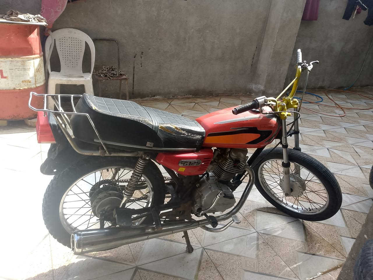 سلام عليكم اربعه كير كلك  مكفوله دراجه خير من الله  محرك ناعم دراجه مال شغل مكاني كربلاء البراهميه قرب سيطره البراهميه سعر 200وبيه مجال قليل شراي اتصل  ***********
