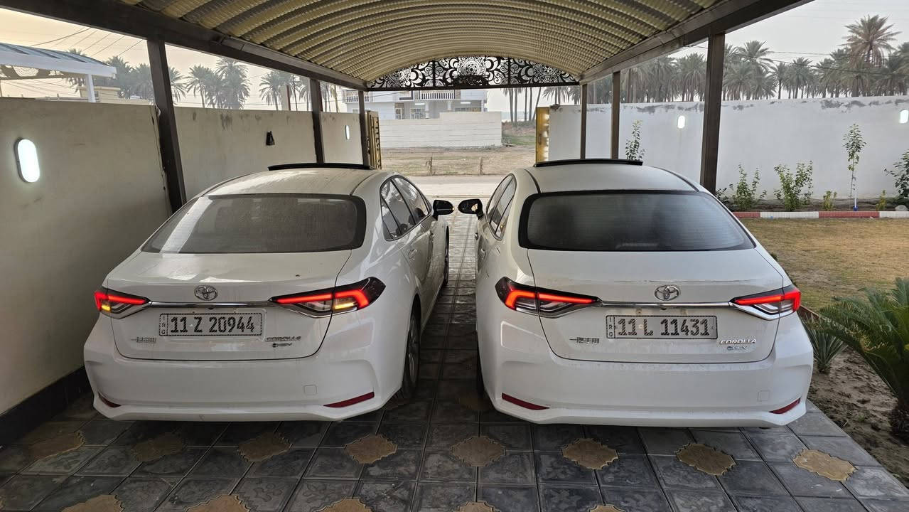 للبيـع كـورلات عــدد ♕2♕ ♕2025♕ شكـل الخليجي هايبـرد
محجــوزة للمصــرف مقتــرض وكفيــل 
 نفـــس البيـــت 
 فــول مواصفــات 
 🚗 محرك 1800 
🚙 سلايت 
🚗 بصمه + دخول ذكي
🚙 رادار 
🚗 تحديد مسار طريق 
🚙 استشعار سرعه محدده للطرق
🚗 لايت زينون عالي وناصي+ لايت متحرك يمين ويسار ويا حركة الستيرن +  لد صباحي زينون+ اشارة لايت لد 
🚗 كيجات ديجتل شاشه 
🚙 شاشه نفكيشن + كامره خلفيه دواره 
🚗 هاندر بريك بصمه + اوتو هولد 
🚙 مانع نزلاق + مود درايف + ايفو مود 
🚗 ايرباك عدد10 
🚙 تبريد بيانو شاشه 
🚗 اشاير مري
🚙 ويل كب حجم 16 
🚗 حساس اطار +حساس لايت عالي وناصي اوتو +حساس مطر 
🚙 تحكم سترين كامل 
🚗 داخل جلد اسود
السعــر ♕139$♕مع الوكالة 
والثانية ♕137♕مع الوكالة 
السيارة ماشية ♕2000♕
والثانية ماشية ♕7000♕
للأستفســـــــار الاتصـــــــال
(***********) (***********)
