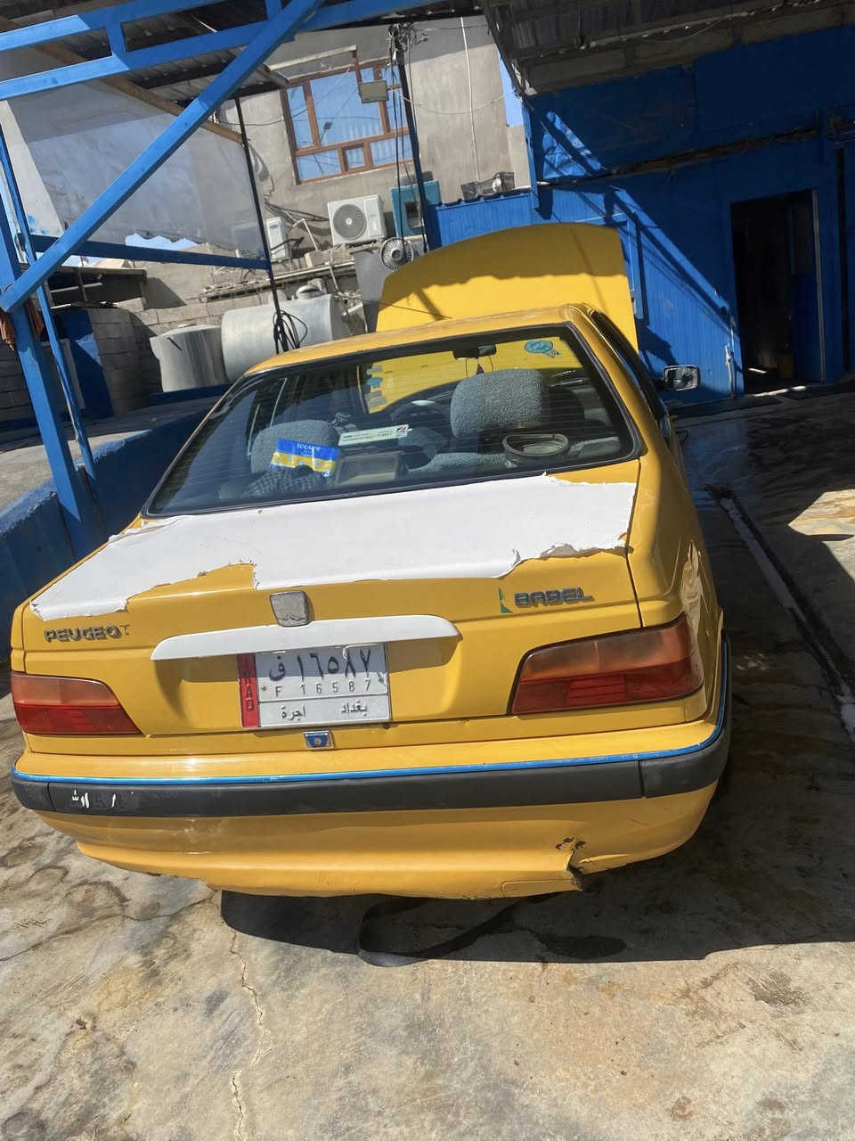 سلام عليكم بيجو بارص 2015 كير محرك تبريد تدفئة مكفوله بيها بنيد صبغ وتعديل بارد قليل جداً 
مشروع وطني بغداد مكاني كركوك *********** 
45 بي مجال قليل لشراي
