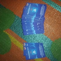 بطايق Play Station Store غير مستخدمات  للبيع ام ال 20 دولار عدد 40  ام...