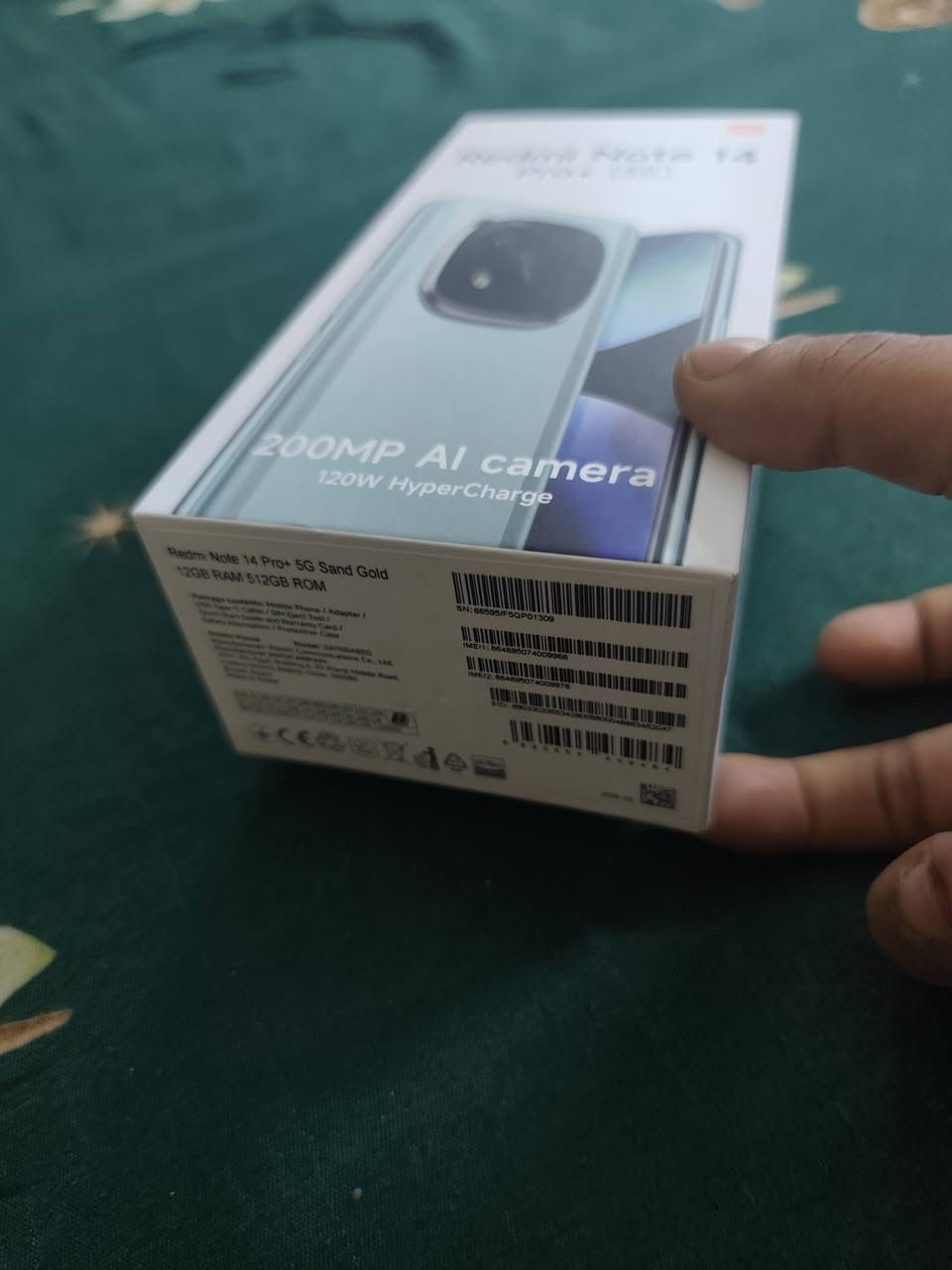 للبيع او مراوس جهاز ريدمي نوت 14 برو بلص غني عن التعريف ذ512 ع12+12 بيع 400 ويرهم مراوس (ملحقاته ممستخدمه)


**إذا كنت صاحب هذا الإعلان وتريد حذفه لأي سبب، رجاءا أرسل رسالة إلى الدعم الفني**