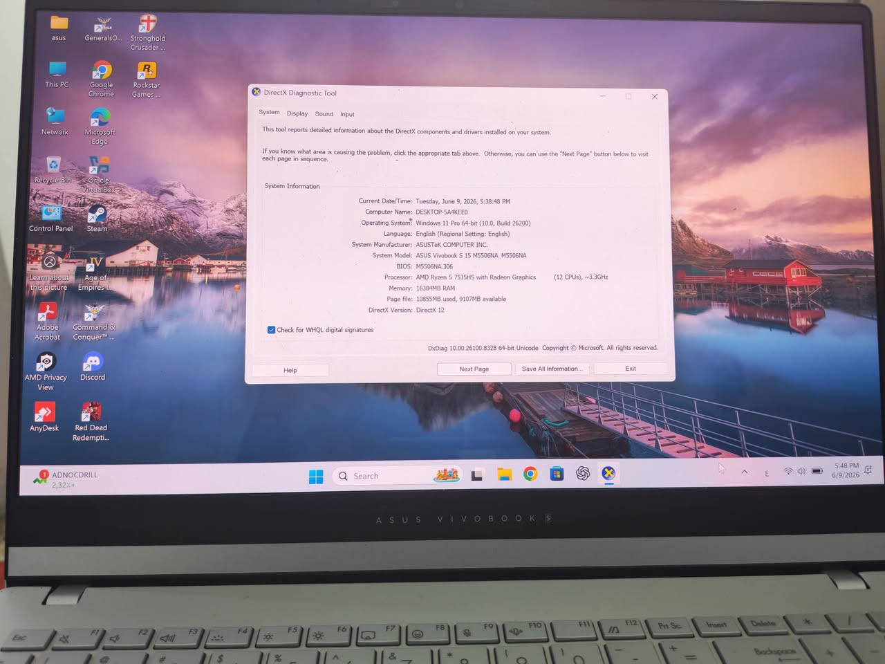 لابتوب Asus vivobook شاشه oLED تخبل 
وياها وندوز 11 pro
جديد كلش للبيع مشتري ب 840 من الق للعالميه 

وموصفات لابتوب مرفقه بل صوره ليحب يشتري يرسلي مسج عل خاص


**إذا كنت صاحب هذا الإعلان وتريد حذفه لأي سبب، رجاءا أرسل رسالة إلى الدعم الفني**