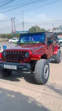 رانگلر للبيع او مراوس بشي اقل السياره جاهزه محرك كير صدر موديل ١١مكاني...