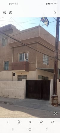 بيت ركن للبيع المساحة ١٤٠م الواجهة ٩م النزال ١٦م الطابق الاول كراج است...