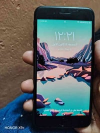 ايفون سفن بلاس بدل بطاريه فقط ذاكره 128 جهاز نضيف كامرت بصمه صوت لمس ص...