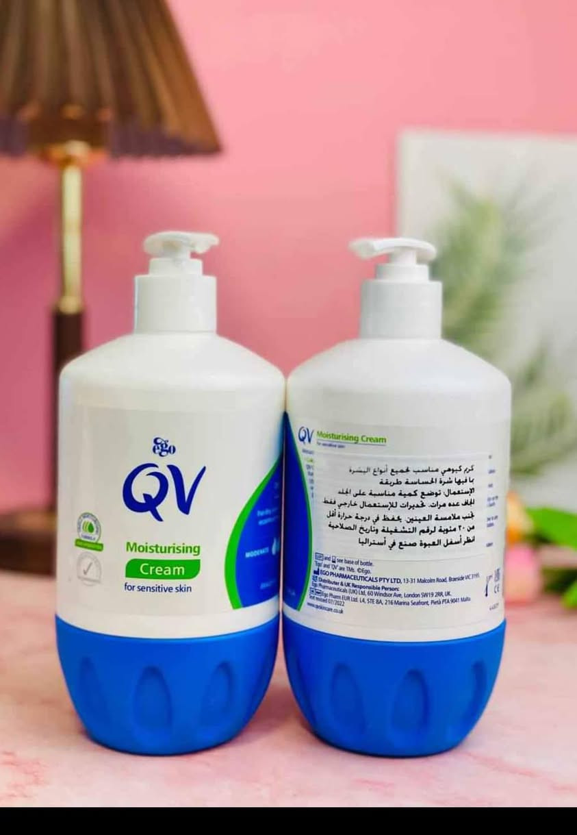 💙 QV cream 💙
‎ كريم مرطب للبشرة من كيو في يساعد البشرة شديدة الجفاف على الترطيب المثالي فى أقل وقت مقارنة مع كل كريمات الترطيب الأخرى .

‎✨من أهم ما يميز كريم مرطب للبشرة من كيوفي أن مكوناته طبيعية، مما يجعله سهل الامتصاص ويترك البشرة الجافة ناعمة رطبة دون ازعاج.
‎✅ ترطيب عميق للمناطق الجافة وتغذية البشرة و يحمي البشرة من الجفاف. 
‎✅ يساعد بشرتك على أن تحتفظ برطوبة الجلد الطبيعية لأنه يشكل حاجز وقائي على الجلد و لا تسبب الحكة او تهيج الجلد.
‎✅ يستخدم كعلاج فعال للبشرة الجافة والسميكة بالإضافة إلى التهابات الجلد
الحجم الكبير 500ml

سعر 20مع التوصيل بغداد, العراق


**إذا كنت صاحب هذا الإعلان وتريد حذفه لأي سبب، رجاءا أرسل رسالة إلى الدعم الفني**