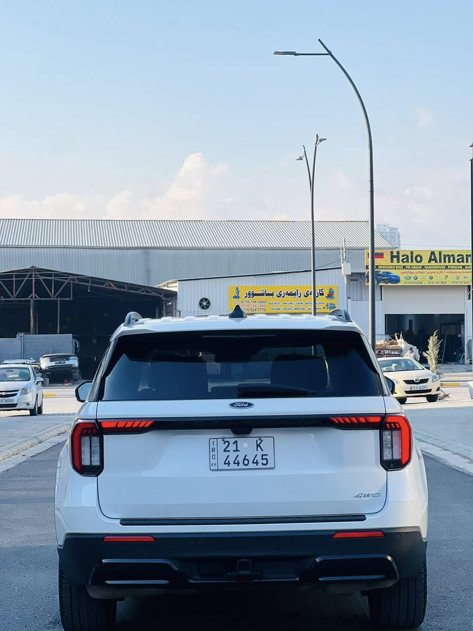 ⚜️FORD EXPLORER ST-lien 4WD 2025⚜️

💠زیانی ئۆتۆمبێل⬅️ سێ پارچەی بۆیاخە

💠مۆدێل 💢2025💢

💠بزوێنەر 💢٤ پستۆن ٢.٣ تۆڕبۆ

💠هێزی ئەسپی ٤٠٠ ئەسپە🐎

💠ماوەی ڕۆشتن💢6،000💢

💠تابلۆ💢ڕەقەم سلێمانی💢

💠مواسەفاتەكان

▪️كوشن مەساج
▪️پانۆراما
▪️گێچ ئەلكترۆنی
▪️شاشە گەورە
▪️كوشن سارد و گەرم
▪️سوكان هیتەر
▪️كوشن خەزن
▪️ڕاداری پێشو و دواوە
▪️ئاوێنە كارەبای و ڕادار
▪️ئاوێنە ئیشارەت و هیتەر
▪️كوشن VIP
▪️كوشن جلد
▪️ئەوتۆ هۆڵد
▪️ئەوتۆ ستارت
▪️كامێرا ٣٦٠ پلە
▪️حەساسی پێش و دواوە
▪️سیستمی گزۆزی سپۆرت
▪️بەسمە و شەغال
▪️١٢ مكەبەرەی بانگ ئۆنسن
▪️حەوت مۆدی لێ خوڕین
▪️لیدی دەرگاو بەرپێ
▪️سوكان كارەبای
▪️كوشن كارەبای
▪️سندوق كارەبای 
▪️ئاوێنە ئیشارەت
▪️گێڕ ڤۆلیوم و
▪️پەردە بیلادی

‏🔹 1FMUK8KH9SGA18919

‎📞0770 156 4246📞                   ⬅️ڕەقەم موبایل
