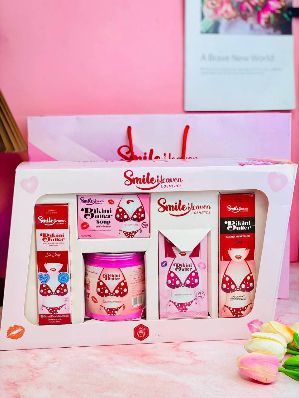 ✨ مجموعة Smile Heaven Bikini Butter – العناية الفاخرة لبشرة أكثر نعومة وجمال! ✨
دلّلي نفسك بتجربة فريدة مع مجموعة "Bikini Butter" من Smile Heaven Cosmetics المصممة خصيصاً للعناية بالمناطق الحساسة وتفتيحها بأمان وفعالية. تركيبة مميزة وطبيعية تمنحك نتائج ملحوظة من الاستخدام الأول!

🔸 مميزات المجموعة:

🍓 صابون Bikini Butter: ينظف البشرة بلطف، يزيل الروائح الغير مرغوبة ويعمل على تفتيح وتوحيد اللون بفضل خلاصات الفواكه الطبيعية.

🧴 السكراب المقشر: يقشر الخلايا الميتة بلطف، ويجدد البشرة لتصبح أكثر نعومة وإشراقًا.

🌸 البودي باتر (كريم تفتيح وترطيب): تركيبة غنية بالفيتامينات تعمل على تفتيح المناطق الداكنة وترطيب البشرة بعمق.

💧 البخاخ المعطر للمنطقة الحساسة: يمنحك انتعاش يدوم طوال اليوم برائحة ناعمة وأنثوية.

🌹 عطر الجسم: لمسة أنثوية ناعمة تدوم طويلًا وتكمل إحساسك بالنظافة والجاذبية.

🛍️ التغليف الفاخر: تصميم أنيق يناسب الهدايا ويعكس فخامة المنتج.

🔸 فوائد الاستخدام المنتظم: ✔️ تفتيح آمن للمناطق الحساسة
✔️ ترطيب عميق ولمعان طبيعي
✔️ رائحة منعشة وأنثوية
✔️ خالٍ من المواد الكيميائية الضارة
✔️ مناسب لجميع أنواع البشرة

💖 سواء كنتِ تبحثين عن عناية يومية أو تحضرين لمناسبة خاصة – مجموعة Bikini Butter هي خيارك الأمثل لبشرة مخملية وناعمة كالأطفا🚘


**إذا كنت صاحب هذا الإعلان وتريد حذفه لأي سبب، رجاءا أرسل رسالة إلى الدعم الفني**