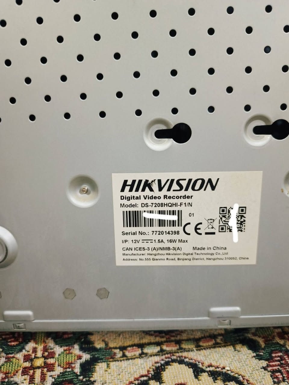سلام عليكم جهاز DVR كامرات ٨ سستم سعر ٥٠ مكان ديوانية ***********
