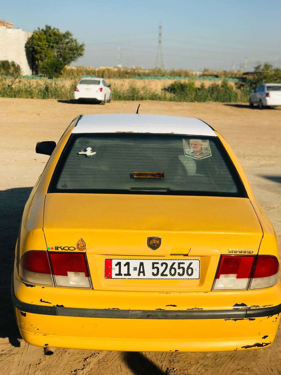 السلام عليكم 
سياره سمند للبيع لون اصفر موديل 11 جاهزه كل نقص مابيه 
رقم بغداد 
سياره نظيفه تجي تشوفه شوف العين 
جاهزه سنويه ورقم جديد
وتحويل ثاني يوم 

السعر / 33 وبيه مجااال 

مكان السياره 
ذي قار  - ناصريه - قضاء النصر
للتواصل المراسله او الاتصال/***********
