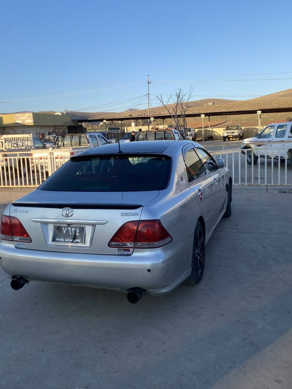 تیۆتا کراون شاهینە
مۆدێل٢٠٠٥

١٨٢بیلاد سپۆرت

مواسەفات

ئاوێنە ئیشارەت

سوکان کارەباو لێگزز

کوشن خەزن 

دوو کوشن کارەبا

ناو ڕەشی ساج سوور

سێدووگمە

سڵاید

حاسەو کامێرا

ڕەنگی سلفەر

بۆیاخ بەس سنوقەکەی بۆیاخی یابانی هەیە 

هەموو گیانی بەشەرت 

گێڕو مەکینەو کارەبایوو هەمی بەشەرت 

سعرەکەشی ٦٤و معامەلەکی کەم

*********** ڕەقەم
شوێن سلێمانی
