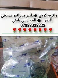 🌹🌹🌹🌹🌹🌹🌹🌹🌹🌹🌹 واتربم کوری درجه اولی 6 سلندر سنتافي  سیرانتو السعر  46 ال...