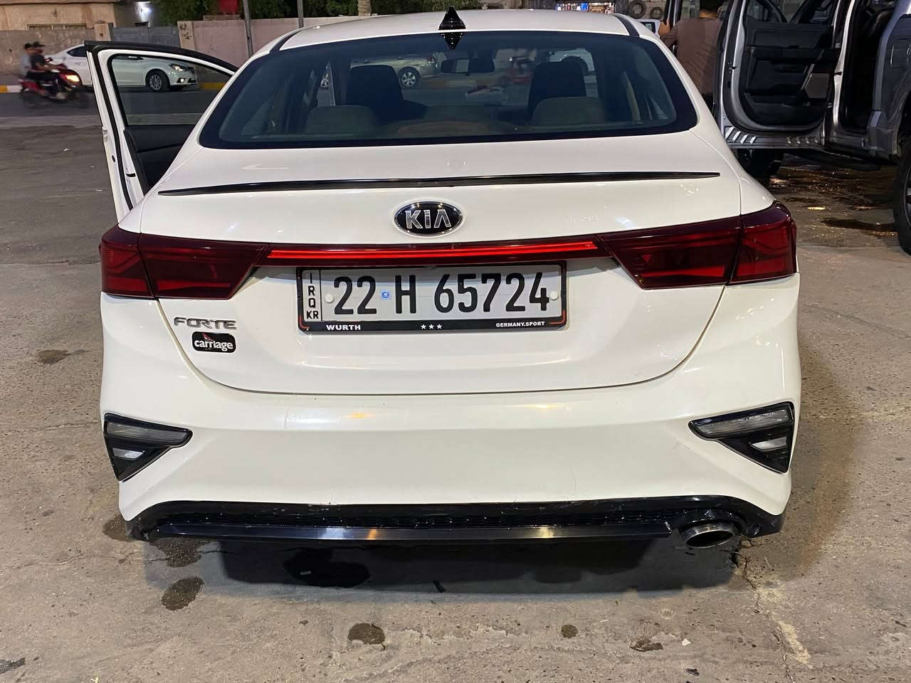 فورتي 2019
امريكي مواصفات نص فول 
كير AT كفالة محور
حادثها جاملغ امامي بدون دواخل 
وبالعراق صار بيها اثر خدوش صبغ مرفق بالمنشور سونار 
مكينة حلوه لكن بيها نفخ ابيعلك تبخير بسيط 
تبريد كفالة صدر كفالة تايرات تخم جديد 
ويل كب عداد السيارة 142 ميل 
رقم اربيل انكليزي جديد بسمي تحويل مباشر 
مكان السيارة الأنبار رمادي 
السعر 120 وترهم مراوس حسب القناعة 
رقم الهاتف ***********
