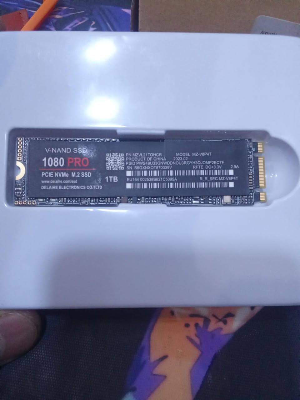 للبيع رام لابتوب 16gb 4800hz ddr5 قطعه وحده 
m.2 1Tb
 تيرا ثنينهن كبس


**إذا كنت صاحب هذا الإعلان وتريد حذفه لأي سبب، رجاءا أرسل رسالة إلى الدعم الفني**