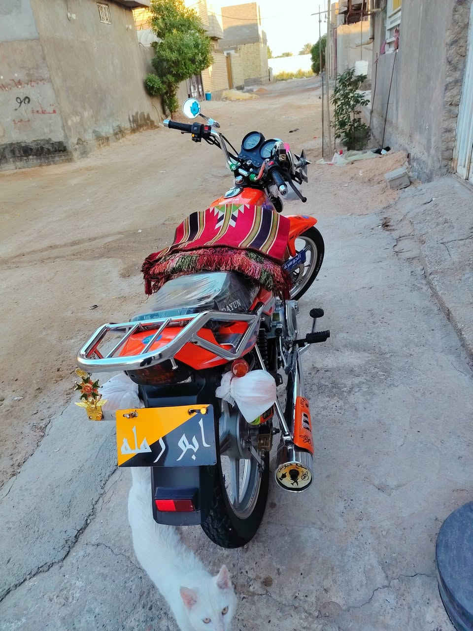 سلام عليكم دايون مديل 23اوراق بسمي وصل معرض بسمي دراجه طالعه بيدي خير من الله مابيه نقص بس صالنصه طاك فلتره دراجه حلوه  الستفسار ***********
