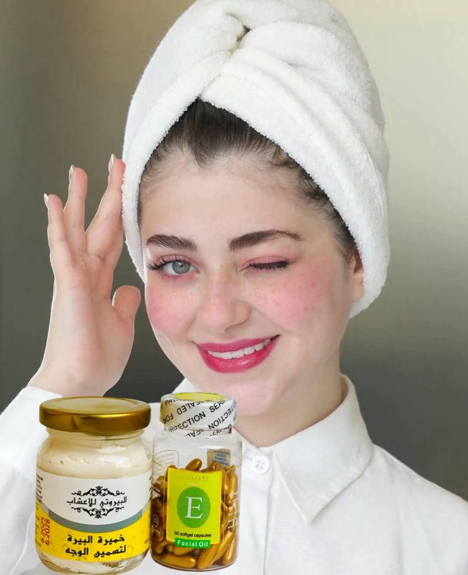 ماسك النضارة والامتلاء الطبيعي 🔥
خميرة البيرة + كبسول فيتامين 💊🍯

تريدين بشرة أنضر، أصفى وملمسها ناعم مثل البيبي؟ 😍
هذا الماسك راح يصير سرج الجديد ✨

🍯 خميرة البيرة – تعزز مظهر النضارة
💊 كبسول فيتامين – ترطيب عميق ولمعة صحية

طريقة الاستخدام 👇
تنخلط ملعقة خميرة ويه محتوى الكبسول 
ينحط 15 دقيقة مرتين بالأسبوع 💕
النتيجة؟
🌸 إشراقة واضحة
🌸 نعومة ولمعان
🌸 بشرة تبين ممتلئة وصحي

سعر العرض 15 الف


**إذا كنت صاحب هذا الإعلان وتريد حذفه لأي سبب، رجاءا أرسل رسالة إلى الدعم الفني**
