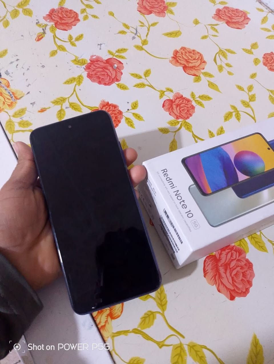 ريدمي نوت 10 فايف جي 5G
يشغل 60 فريم ببجي 😘
معالج دايمنستي 700 5G قوي جدا

المواصفات الكاملة :
🔹الشاشة حجم 6.5 بوصة بتردد 90 هيرتز
🔹ذاكرة 128 جيجا عشوائي 8+3 جيجا 
🔹الكاميرا بدقة 48 ميگابكسل
🔹البطارية 5000 ميللي شحن سريع 18 واط
🔹المعالج MediaTek Dimensity 700 5G مبني بمعمارية 7 نانو متر 
🔹معالج رسومي Mali-G57 MC2 وهذا المعالج قوي وأهم ما يميز الهاتف بحيث يشغل لعبة ببجي على الدقة القوية 60 فريم 😍
🔹دبل سيم كارت 5G + 4G
🔹الجهاز النسخة العالمية Global
🔹نظام التشغيل اندرويد 12
🔹خاصية التطبيقات المزدوجة 
🔹خاصية فتح واجهتين للجهاز 
🔹خاصية ريمونت Mi للتحكم بالأجهزة المنزليه 
🔹يدعم ميك اضافي لعزل الضوضاء 
🔹بصمة اصبع جانبيه سريعة + خاصية الـ Face Unlock 
🔹راديو FM + الماسح + البوصلة 
🔹كارتونه  و شاحنه

السعر 130$ بي مجال  

 تصال  *********** 
وتساب وماسنجر موجود 24ساعه
