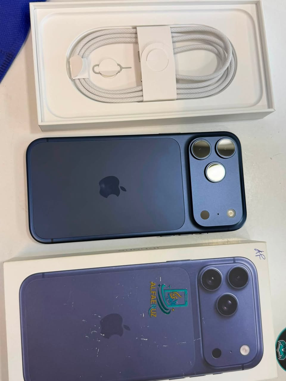 📱 للبيع – iPhone 17 Pro Max (حبري) شريحة خارجية 

✅ السعة: 256GB
✅ استعمال: 5 أيام فقط
✅ عدد دورات الشحن: 7 فقط
✅ الجهاز بحالة الوكالة نظافة 200‎%‎
✅ بطارية 100 
✅ ضمان سنة وكالة 
💰 السعر: 1,975,000 دينار
🔹 يوجد مجال بسيط للجادين فقط.

📍 العنوان: بغداد – الحرية – دور نواب الضباط 
📞 للاستفسار : 0772744907


**إذا كنت صاحب هذا الإعلان وتريد حذفه لأي سبب، رجاءا أرسل رسالة إلى الدعم الفني**