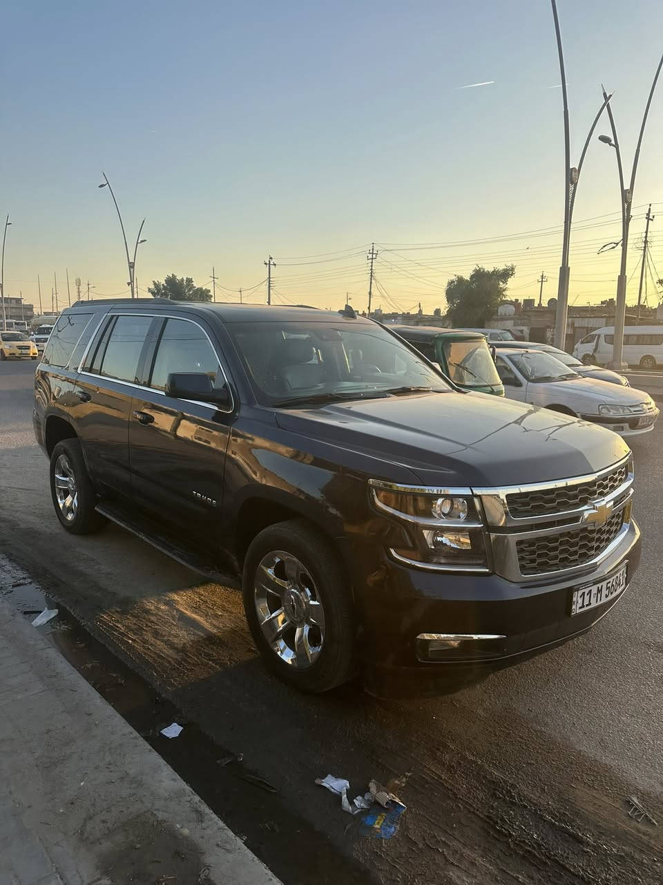 السلام عليكم 
تاهو ٢٠١٩ رقم بغداد بأسمي 
مواصفاتها  LTZ
حادث جاملق وبنيد 
رقم الموبايل: ***********
سعر السيارة: ٣٣٠
