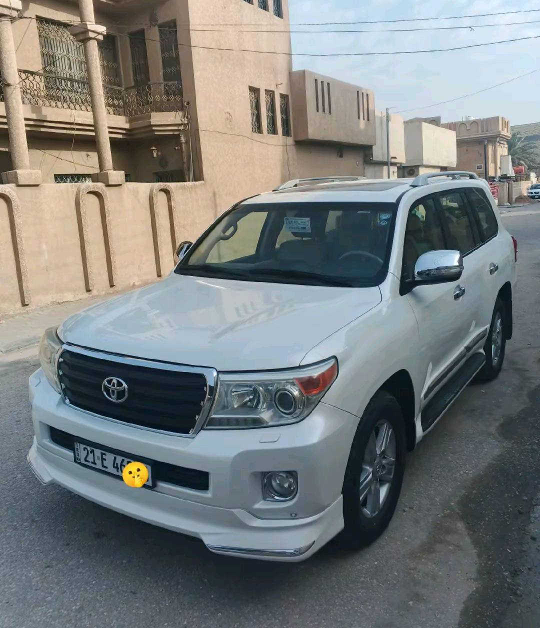 سلام عليكم                                                                    لاندكروز 2012 ساز اصل.                                                السيارة جديدة كلش وماشية 140 ماكو وحدة نفسها بل عراق ماشية 140. وياها بصمتين إصليات                          السيارة فول معروفة مواصفاتها                                           سعر 385 🫰.                                                            السيارة مقفولة مكان السيارة بل نجف                               الرقم. ***********
