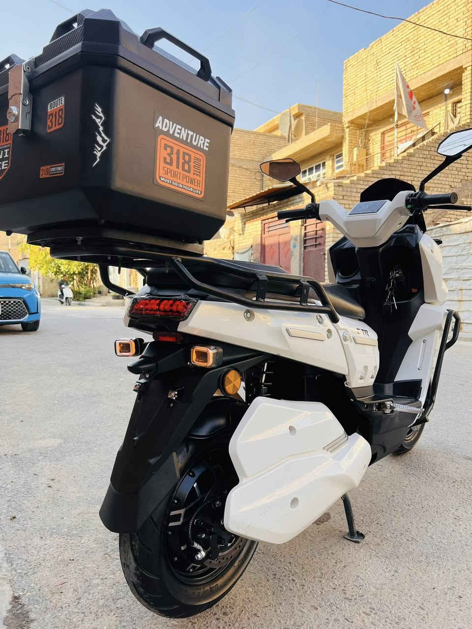 السلام عليكم..دراجه كهربائيه.. (TANK..GTR) بطاريه _ليثيوم
50 امبير
مخرج شحن USP...عدد التحويلات R..3..2..1...دسك أمامي خلفي نظام APS...
بلوتوث ثلاث انظمه
التشغيل..سويج..كارت..بصمه...ملحقاته
سويجين..كارتين..بصمتين...شاحنه اصليه تدعم الشحن السريع والأيقاف الذاتي عند امتلاء البطاريه...تقطع مسافه (100) كيلو حقيقي....الدراجه بعده جديد اخت الزيرو......
السعر ( مليون و500 ) قفل وسعر نهائي منعاً للاحراج.... مكاني بغداد الزعفرانيه الشراي يتصل...***********واتساب موجود

