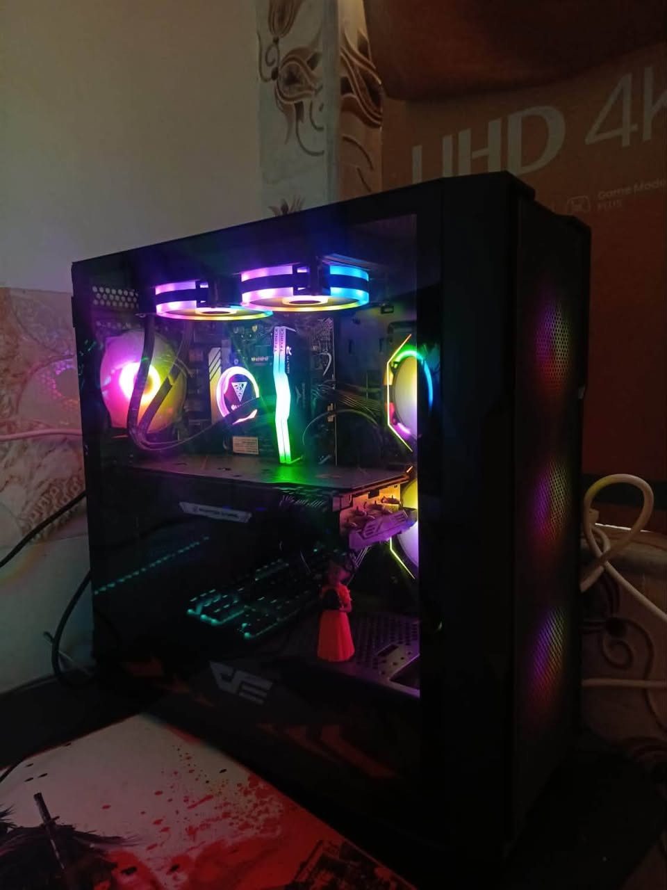 • الكارت : AMD Radeon RX 6800 XT gb.
•المبرد : CHIONE M2-240 LITE.

•البورد  : ASUS Prime B760M-K D4

•الكيس : darkFlash DK431

•المعالج : i5 جيل 13 

•الرام : 16G 3600 

السعر مليون و100 

***********

توصيل متوفر
