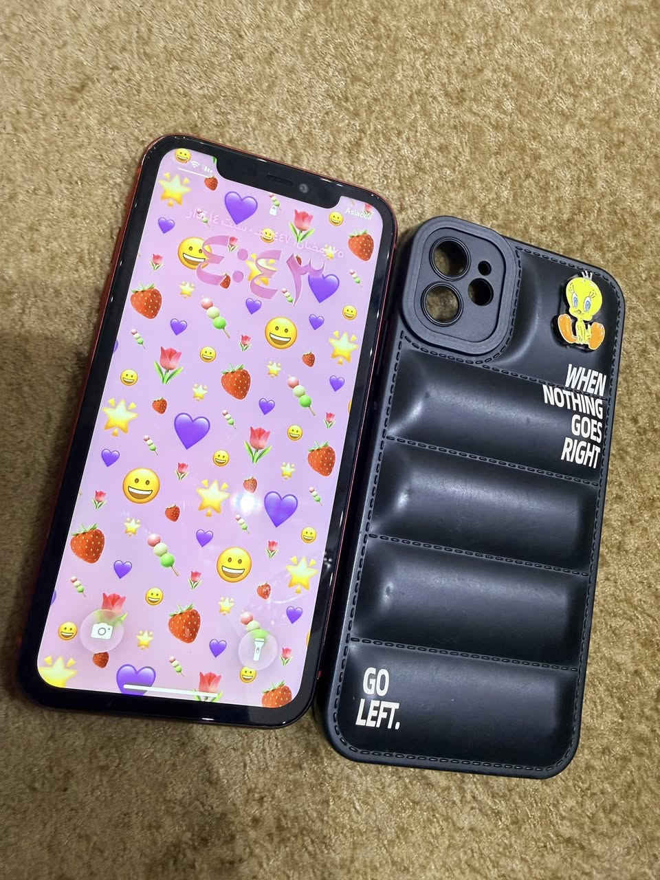 للبيع ايفون 11 عادي
ذ128
بطاريه 77 خدمه مايصفر ابد قطاره 
بلاديه 
لون احمر مميز 
مبدل شاشه اصليه فقط 3 خيارات 
درجه اولى 
ولباقي كله وكاله على
بلاد 
كلشي شغال بي صوت اتصال كله 
على وكاله 
السعر 220 وبي مجال 
عنوان رماادي
 *********** بي واتساب
