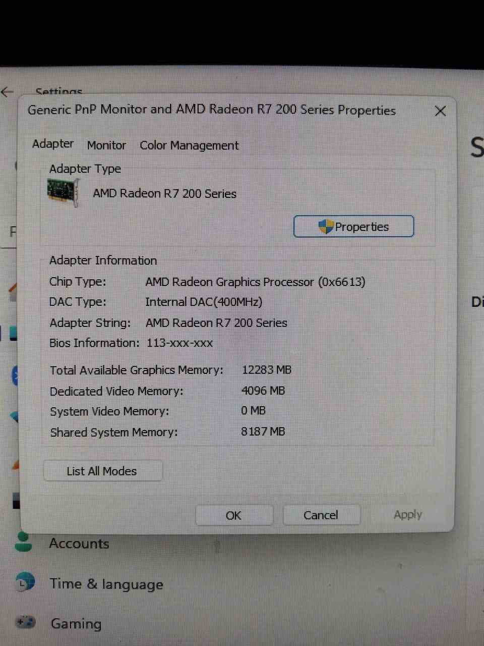 السلام عليكم 
حاسبة دسكتوب تجميع انتل كور 7 جيل الأول مستعملة نظيفة للبيع 
......
السعر 150 ألف دينار 
***********
عنوان بغداد زيونة 
البيع بضمان الفحص 
لا يتوفر توصيل 
.......
ملاحظة 
كيس فقط بدون أي ملحقات 
.......
المواصفات 
معالج انتل كور 7 جيل الأول رقم المعالج 860
كارد شاشة 4 كيكا AMD R7 240 GDDR5 
هارد 120 كيكا للنظام والبرامج جديد SSD 
هارد 500 كيكا للالعاب HDD 
رام 16 كيكا جديد 8+8 تردد 1600 DDR3 
مذربورد جديد جيل الأول H55 DDR3 
مشغل اقراص ديفيدي DVD 
......
الحاسبة تعمل على نظام وندوس 11 وتحتوي على أكثر من 30 لعبة طور القصة اوفلاين مع لعبة ببجي موبايل اونلاين 
......
مع جزيل الشكر لإدارة المجموعة
