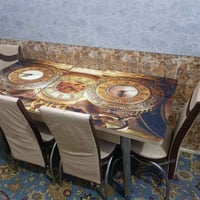 ميز طعام حجمه كبير ويا اربع كراسي للبيع رايده 125 لتواصل 07823523803