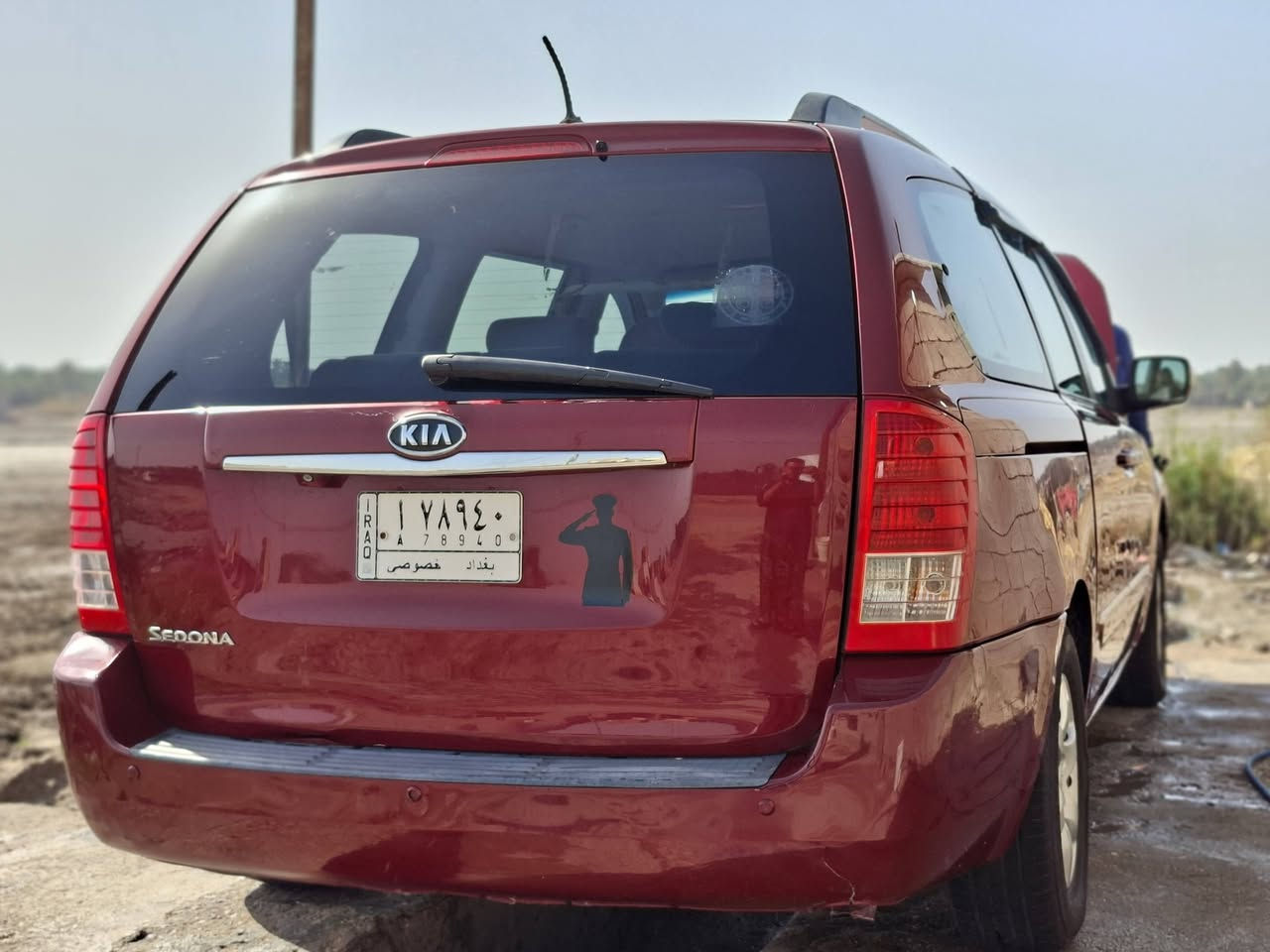 كيا سيدونا موديل 2010 سبعه راكب رقم بغداد باسمي سنويه نهاية 27 سياره جاهزه تبريد ثلج 3 قطع حداديه كامله منظومه ماء جديده 3 قطع صبغ بدون دواخل صور حادث اميركا بالمنشور سياره خير من الله ترايك وين متريد بيع او مراوس حسب القناعه 
السعر 140 رقم التلفون ***********
