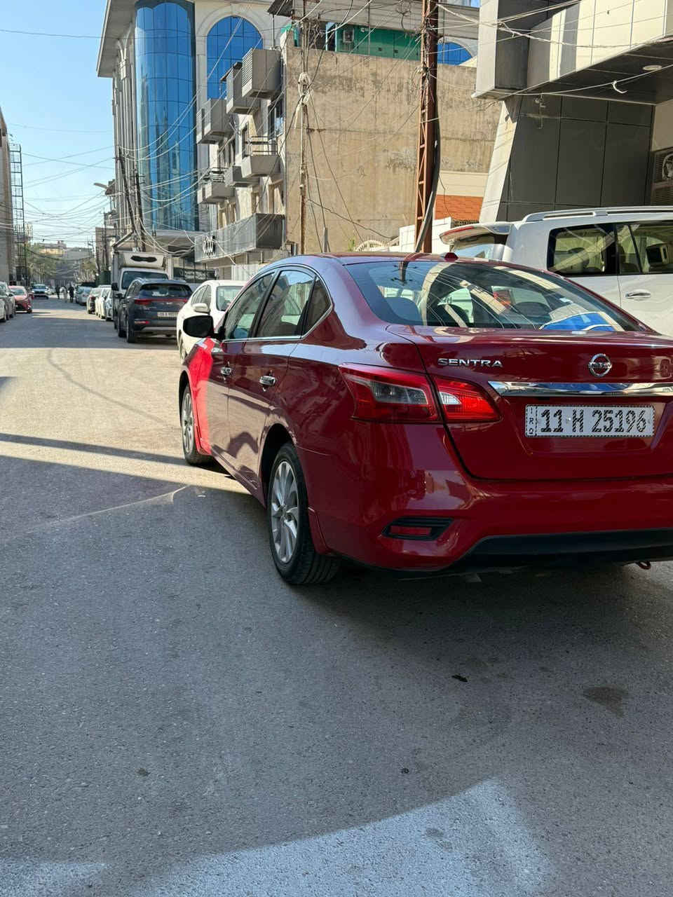 السلام عليكم سنتره 2018. وارد امريكي حادث واضح ب الصوره بسيط بدون دواخل بدون وايرباك  البنيد نفسه راجع وكو بارد قليل جاملغ الخلفي مال حادث نفسه رقم بغداد باسمي ماشيه 95 رقم الهاتف***********
السعر 118 بيهه مجال
