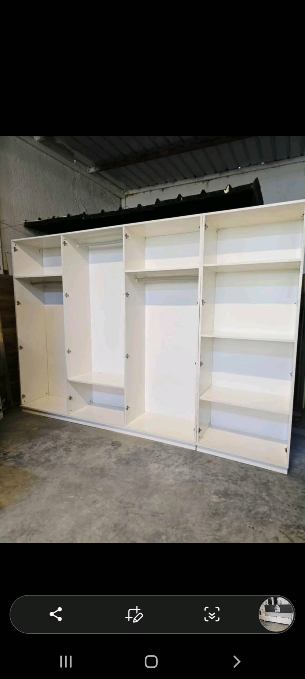 غرفة نوم مستعملة🇹🇷
موديل حديث 👌
 نضافة90 ٪💯
عدد القطع / 9 💥
سريره /مخزن 📥
شازلون /مخزن 📥
قماش /وتر بروف أصلي 💥
نضام / أبواب🚪
بيه كنتور طفل اضافي بابين 🍃
سعرها /850 قفل 💸
