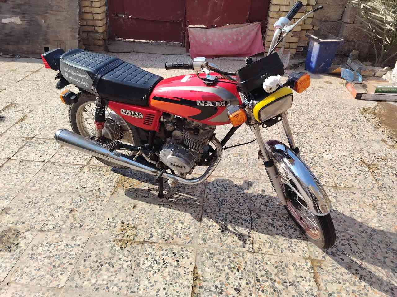 دراجه للبيع بدون اوراق مكينه خمسه كير ايراني السعر 500 وبيه مجال لطيبن *********** واتساب
