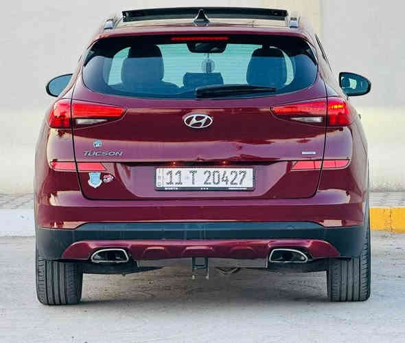 توسان ٢٠١٩ امريكية. التميت ادشن فريدة من نوعها 
حادثها بابين عكس السايق وجاملغ الامامي والخلفي وموجود سونار 
ماشية قابلة للزيادة 
رقم بغداد  الجديد  سنوية لل26 باسمي تحويل اي وقت او ثان يوم 
مواصفاتها :
بصمة 
بانوراما 
جنطة كهرباء 
لايت زنون بلاد ٥ عدسات عالي ناصي 
لد نهاري 
اوتو هولد 
فور ويل 
هنديريك بصمة 
مودات قيادة ثنين
نزول منحدرات 
قطعتين تبريد 
تدفئة كشنات 
تبريد بيانو منفصل التحكم 
ويالة رياضية بلادية 
شباك بلاد اسود 
كرسي كهرباء 
شاشة ابل كار بلي &اندرويد اوتو 
مكاني بغداد الكاظمية 
قرب جسر الائمة
للاستفسار على الرقم (***********)
