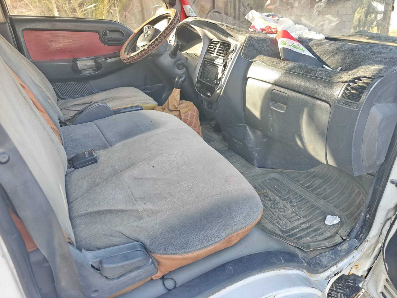 السلام عليكم للبيع فقط فحل 2013 محرك مفتوح كير ومكينه مظبوطات شاصي مضبوط تحويل ثاني يوم رقم بغداد تخم تاير جاهزه بيهى بيهى شويه ضعف بالبم وبيهى ضربه بالمازده اليمنه بدون داخل باقي مكفول السعر 110 بيهى مجال قليل مكان فلوجه ***********
