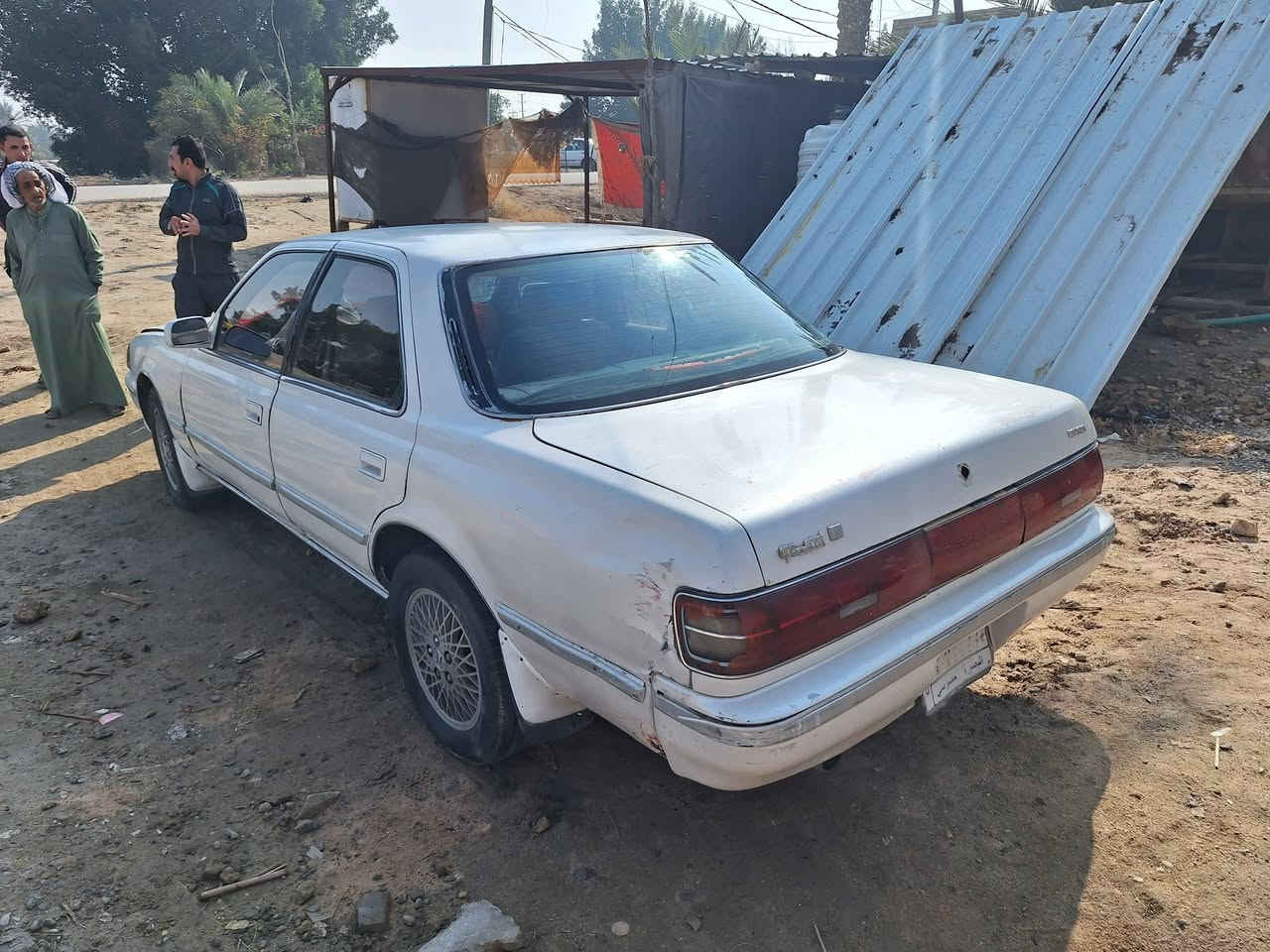 كرستا. مسطره مديل 1991مكينه ونجي  وكير خير من الله. السياره مكفوله من الضربه القويه والعيب الشرعي ونقل الجثه سياره جاهزه  كهربائيات كلها شغاله   رقم الماني بصره. بسمنه.  تحويل شرط  
سعرها 37 وبيها مجال للشراي 
مكانها سوق الشيوخ كرمة بني سعيد 
هذا رقمي بي واتساب  ***********
