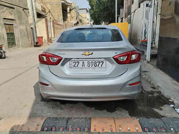 سيارة شوفر ليت كروز 2019 LTحساسات خلفيه كامره دواره اوتو ستوب مثبت سرعه كشنات تدفئ اطفاء ذاتي تشغيل عن بعد
اما ضربته جاملغ وبنيد بمريكا وبلعراق ضربه جاملغ خلفي ضربه خفيفه ومصلح تبريد وكير وحداديه وتخم تاير خير من الله جدد  *********** ( 77$ )
