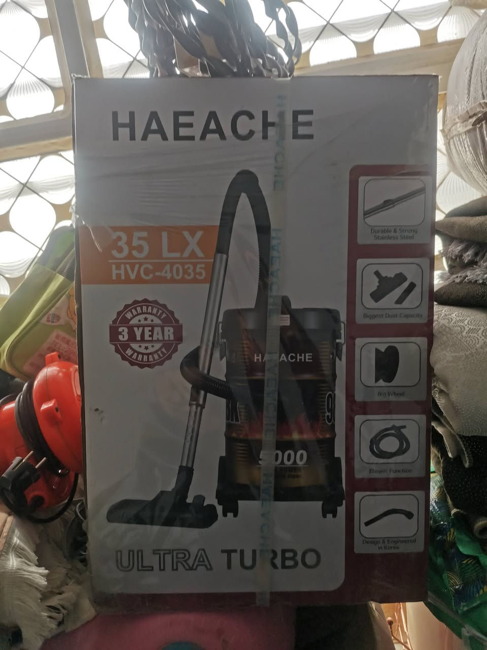 مكناسه كهربائي من شركه HAEACHE بعدهي بل كارتونه قوه 2000 واط سعر 60 وبي مجال للشراي اي استفسار *********** واتساب.
