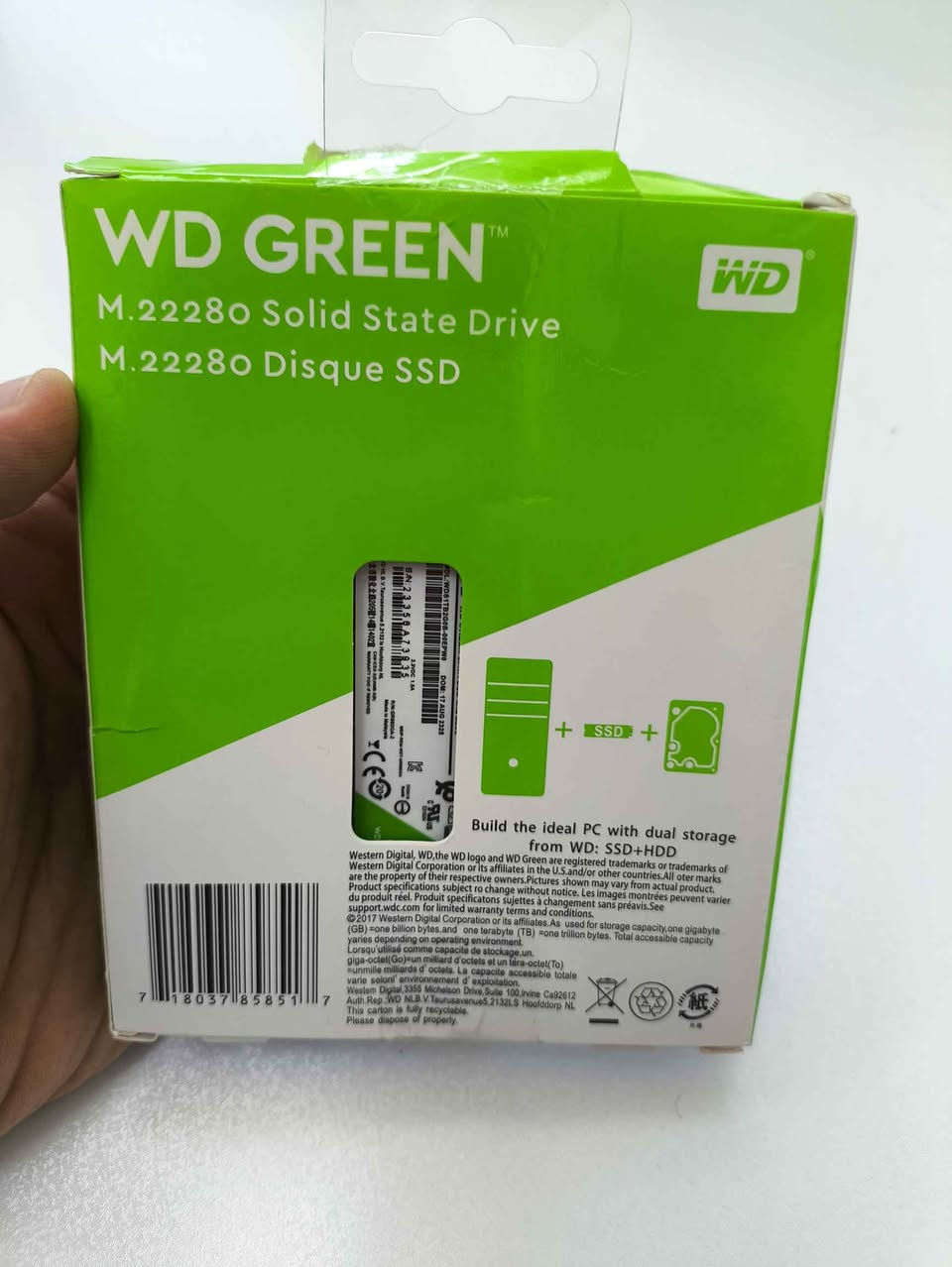 قرص تخزين داخلي من نوع WD Green SATA SSD M.2 2280 بسعة 1 تيرابايت من شركة Western Digital.
المواصفات الأساسية
النوع: SSD M.2
واجهة التوصيل: SATA III.
عامل الشكل: M.2 2280.
السعة: 1 تيرابايت (1TB). بغداد, العراق


**إذا كنت صاحب هذا الإعلان وتريد حذفه لأي سبب، رجاءا أرسل رسالة إلى الدعم الفني**