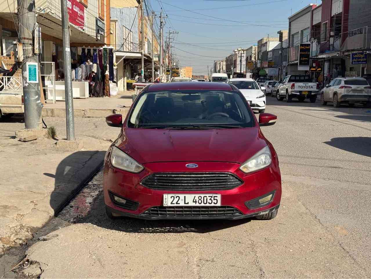 فورد فوكس موديل 2017 محركها 3 سلندر توربو حادث امريكا جاملغ بدون دواخل بدون ايرباك و بايدي انفتح البنيد ع القمارة صبغت البنيد و بيها مكان صغير بي دي ار بالقمارة ابد ما يبين سيارة كلها كلها بشرط من الدعامية للدعامية مابيها نقص ماشية 150 الف كيلو مو ميل
سيارة جاهزة مابيها اي نقص و سعرها 77 ورقة و بي مجال و عليها 7 اوراق و نص غرامة ينقص من سعرها 
رقم تلفون و واتساب 
( *********** ) أربيل, العراق
