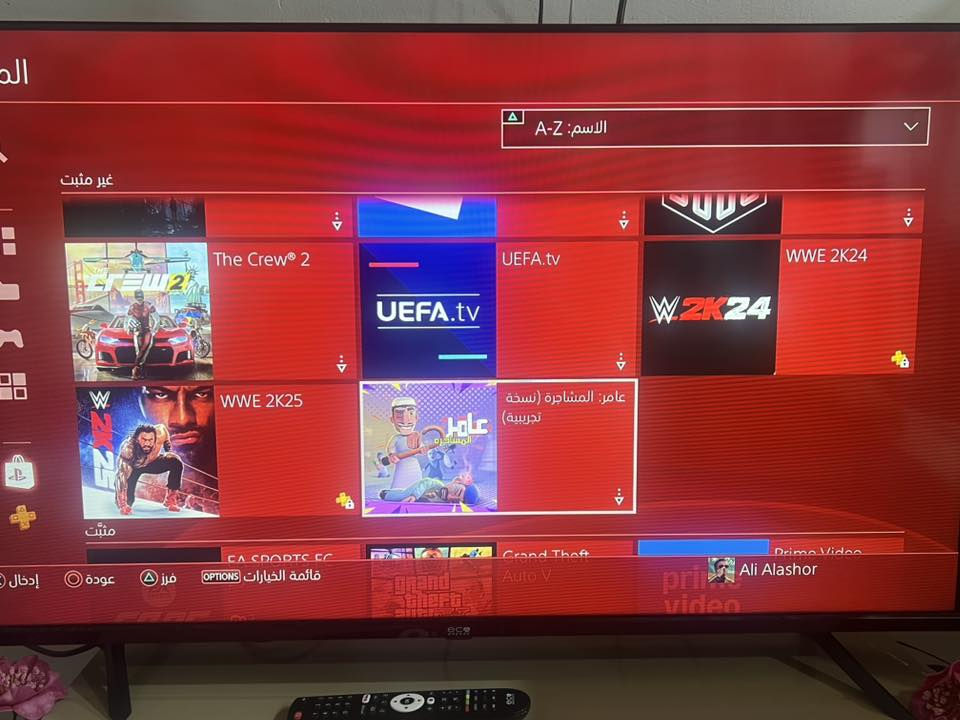 السلام عليكم
بلي ستيشن 4 سلم مع ثنين جوستك 
وقرص قراند 5 
الألعاب المجوده ويا 

فيفا 25 قراند 5 ريد ديد2 باتل فيلد 1 ذاكرو 2 نيد فور سبيد هيات بيس 2026 
حساب الاونلاين قراند فول بي دراجه التطير 
والبيس هم قوي بي هواي لواعيب 
(مراوس ايباد يشغل 120 فريم ببجي )


**إذا كنت صاحب هذا الإعلان وتريد حذفه لأي سبب، رجاءا أرسل رسالة إلى الدعم الفني**