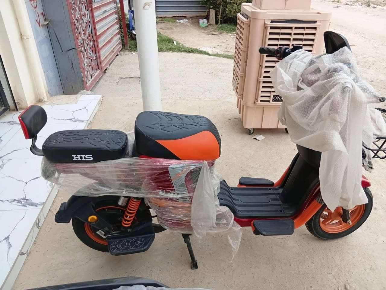 سلام عليكم مكلف بنشر دراجه شحن جديده بلجيس للبيع السعر 500 او بيه مجال  ***********
