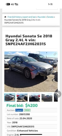 سوناتا ٢٠١٨ • وراد أمريكي • ١٠٠٬٠٠٠ كم