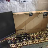 شاشه msi optix g273qpf  نظافة 100% 2k 27 165 fast ips 1m hdmi 2.0.b ما...