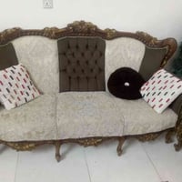 طقم 10 مقاعد • ملكي • خشب زان