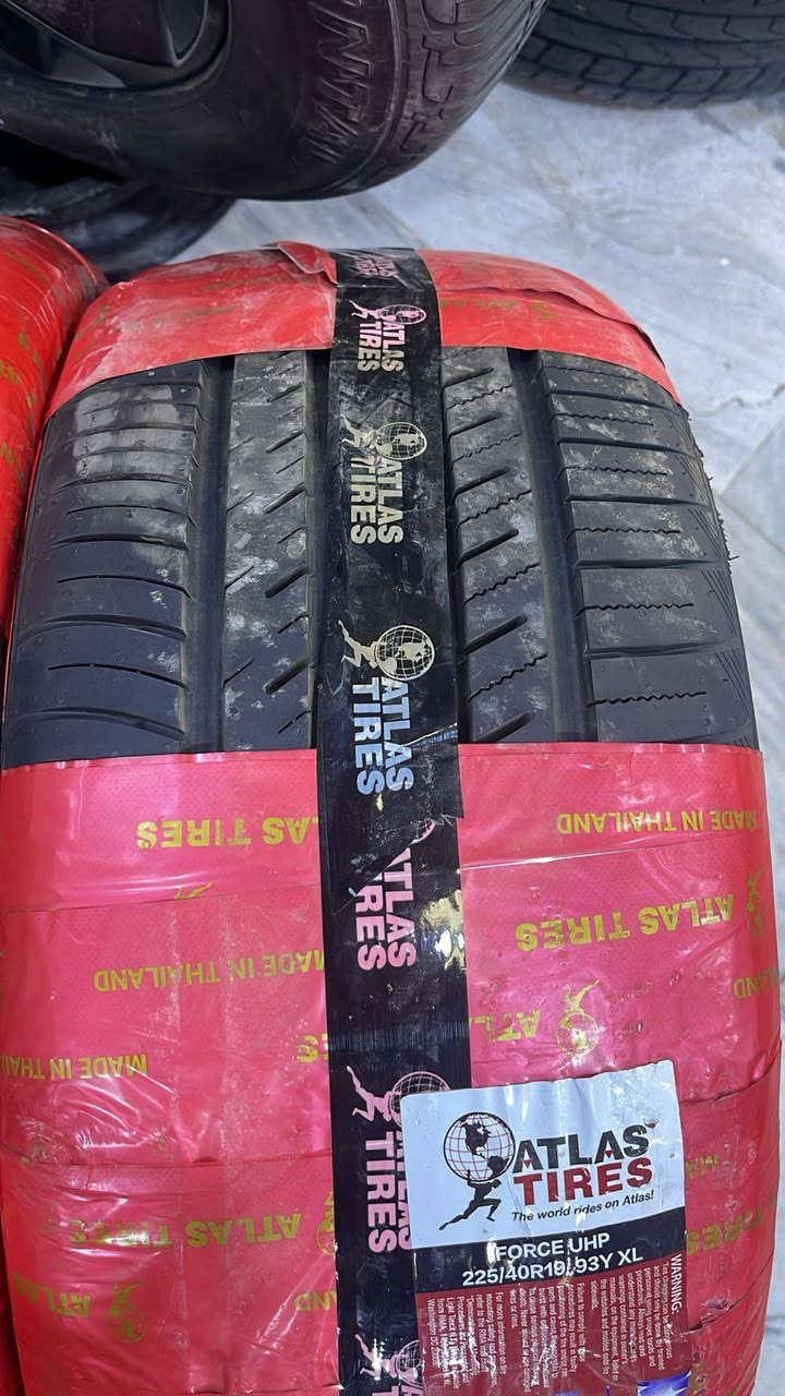 السلام عليكم اطارات نايكيك تايوان و اطلس تايلندي جديد
255 40 21 
265 40 21
265 40 22
225 40 19
255 35 19
انتاجات 25
***********
