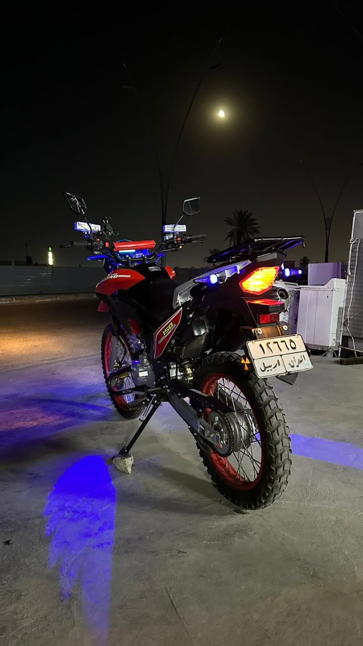 السلام عليكم  من رخصه الادمن 

CC 150 للبيع المحرك TTX LONCIN 2023 
قفاز
مسجل رقم وسنوية اربيل تحويل مباشر
مكفول كفالة عامة
مكان الرمادي
السعر 1900:000
هـاتف:***********
